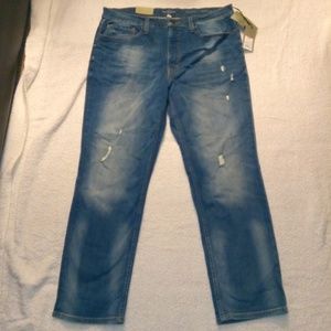 Goodfellow & Co. Medium Denim Wash Athletic Straight Blue Jeans